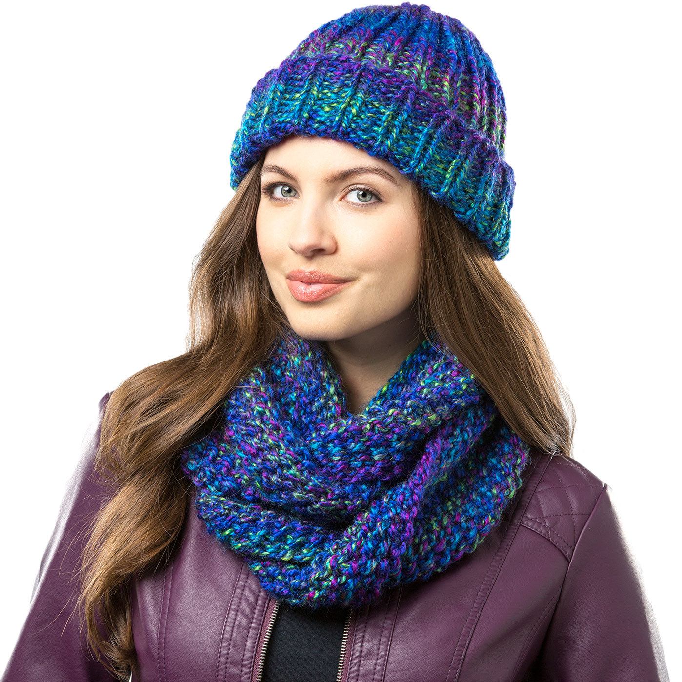 Loops & Threads® Kaleidoscope Knit Hat